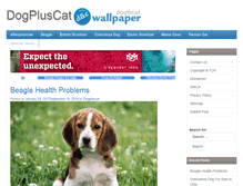 Tablet Screenshot of dogpluscat.com